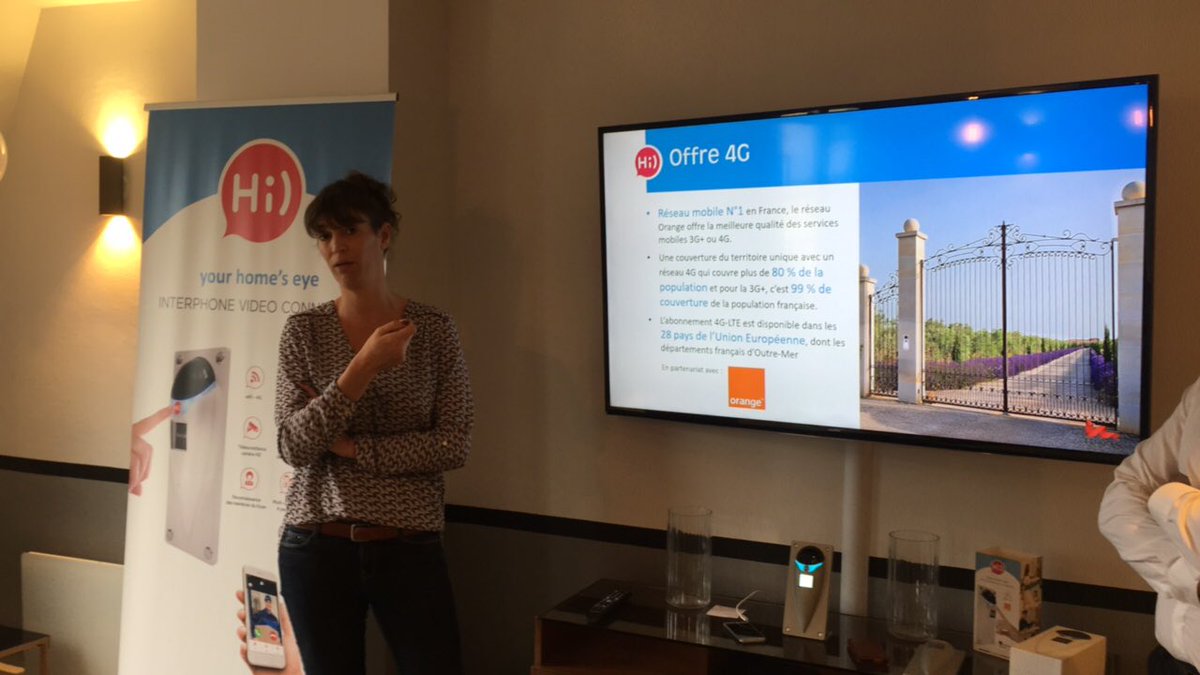 fenotek's tweet photo. "Nous sommes heureux de ce partenariat avec @fenotek qui développe 1 produit innovant auquel nous croyons" @orange #NathalieVasselle https://t.co/drShuwHVkP