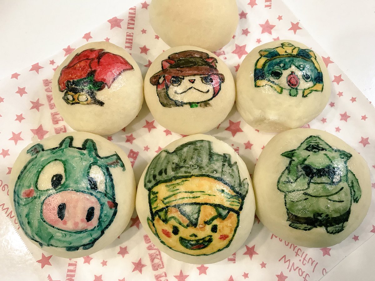 Naopooh 久々にオブアートでパン焼いてみた 妖怪ウオッチ ゾンビチョッパー Tジバニャン ネコ2世 スナックワールド ブタ子 チャップ ゴブさん