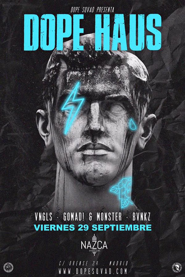 clubnumero100's tweet photo. @clubnumero100 de nuevo el viernes 29 septiembre DOPE HAUS en SALA NAZCA
COMPRA TU ENTRADA https://t.co/ylGHN0yVRH https://t.co/RiFXsc51tY