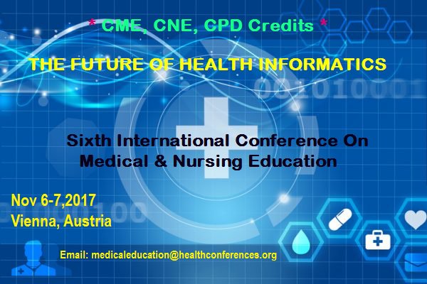 MediEduResearch's tweet photo. Get advanced with Knowledge on #Applied #Health #Informatics. Attend #MedEdu #Conf2017. Email: medicaleducation@healthconferences.org https://t.co/2EpxwI1RfY
