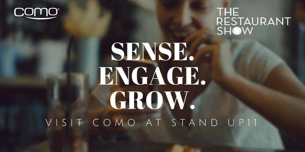 Como's tweet photo. As we finish with @RestTechLive, it's time to move on to @RestaurantShow. Visit Como at Stand UP11 #TRS2017 #RTL17 #RestaurantShow #loyalty https://t.co/V62NtlWkfc