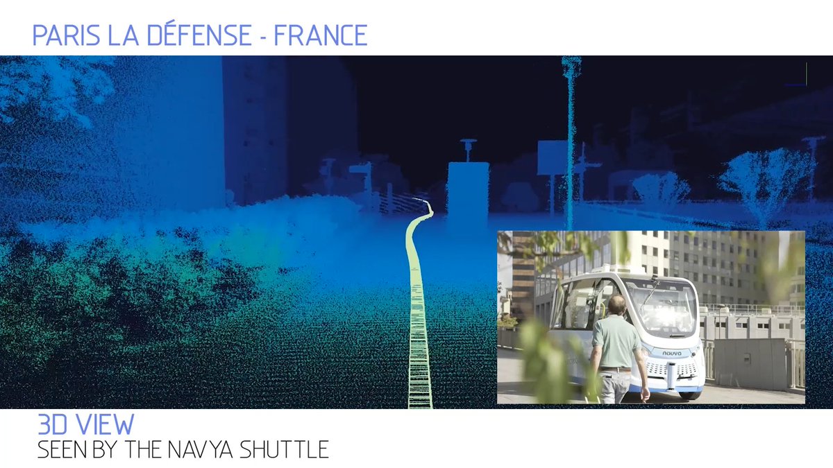 Ever wondered how our #AutonomousShuttles see their environment? #LiDAR <a href="/VelodyneLidar/">Velodyne Lidar</a> #IAA2017 #PointCloud #Tech ▶️ youtu.be/LDhwbZkxwSc