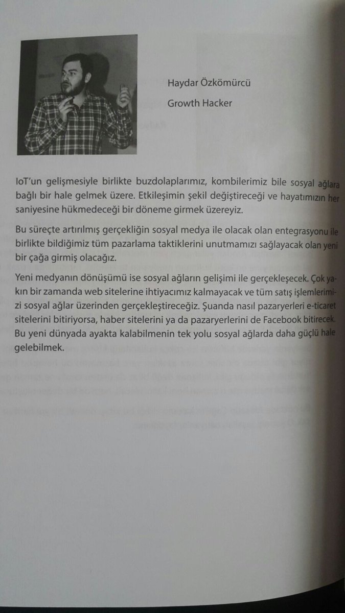 Bana da bir sayfa ayrılmış olan Sosyal Medya ile Dijital Pazarlama kitabı, sektöre yeni girenler için güzel bir başlangıç olabilir.  kitapyurdu.com/kitap/sosyal-m… <a href="/AlaattinCAGIL/">Alaattin Çağıl</a>