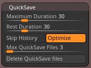 Zbrush クイックセーブの設定 Togetter