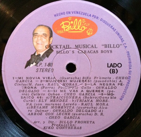 brainerferrer's tweet image. Billo's Caracas Boys LP CocktailMusical Billo (1980)