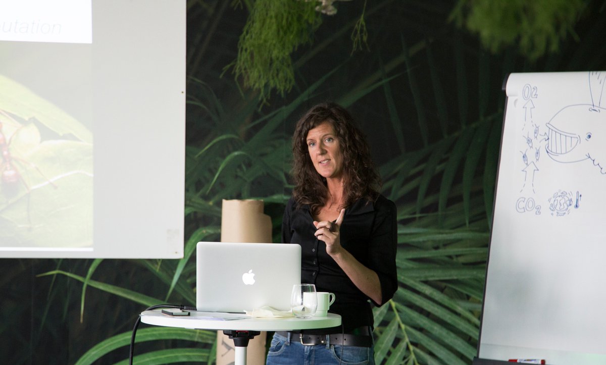nexxworks's tweet photo. "Technology is changing faster than organizations can observe." @L_gori sharing her #biomimicry insights w/ our bootcampers and what it could mean for their business #ignitionbootcamp https://t.co/JGpV7NFw8Z