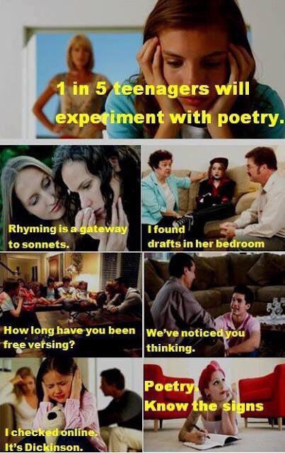 bangsaidthegun's tweet photo. It's #NationalPoetryDay 
Be careful. Know the signs. https://t.co/jfTK2epWGs