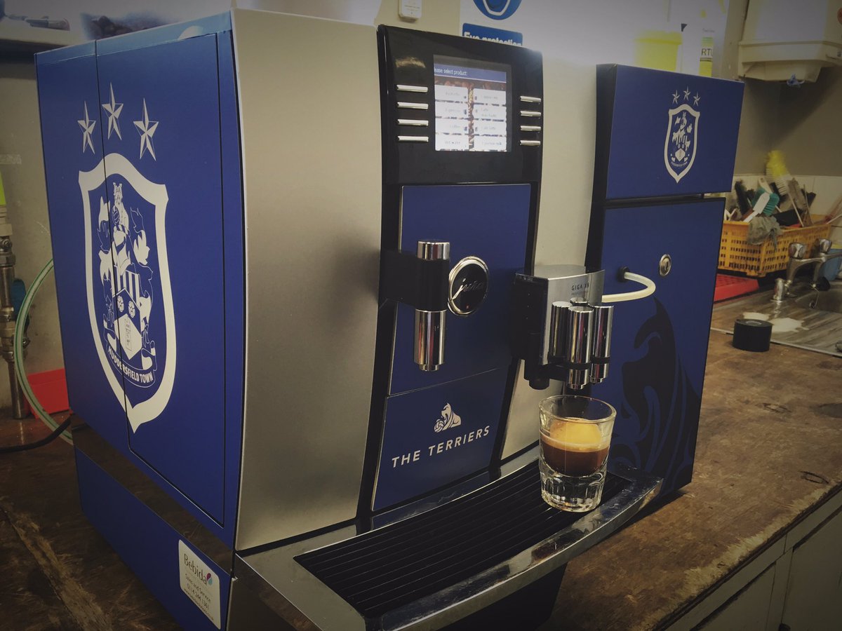 BebidaSolutions's tweet photo. Making its way to the players lounge of @htafcdotcom and tasting superb! https://t.co/wFqYD7PuLB