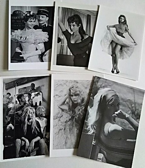 Happy Birthday  Brigitte Bardot 30          postcard B B              