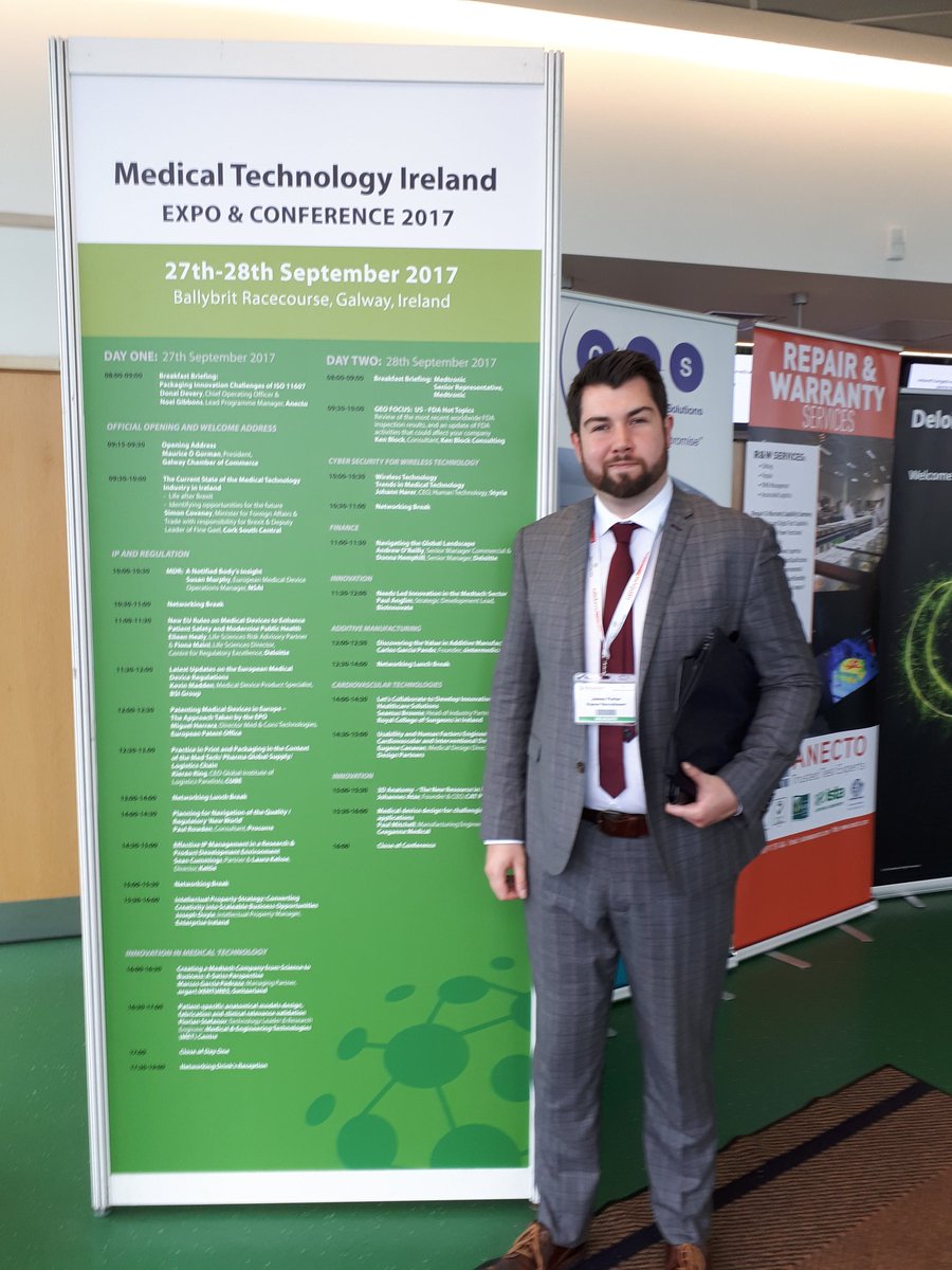 SigmarGalway's tweet image. No its not electric picnic or glastonbury but still this is an amazing line-up at the #MedTechConference , thanks to everyone who we met
