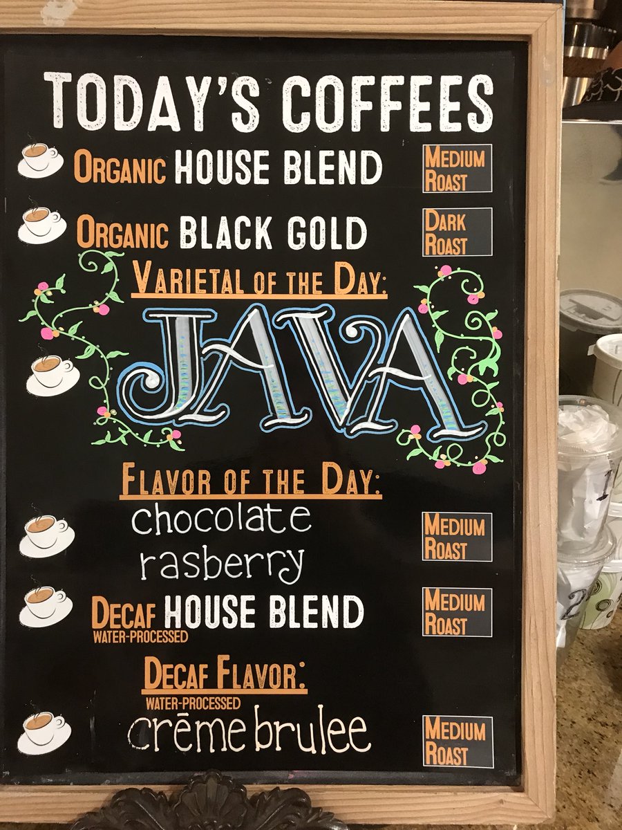 Passeros_Sub's tweet photo. Today’s coffees! Chocolate flavors all day and tasty Java! #organic #rainforestcertified https://t.co/fbiAK2WiSh