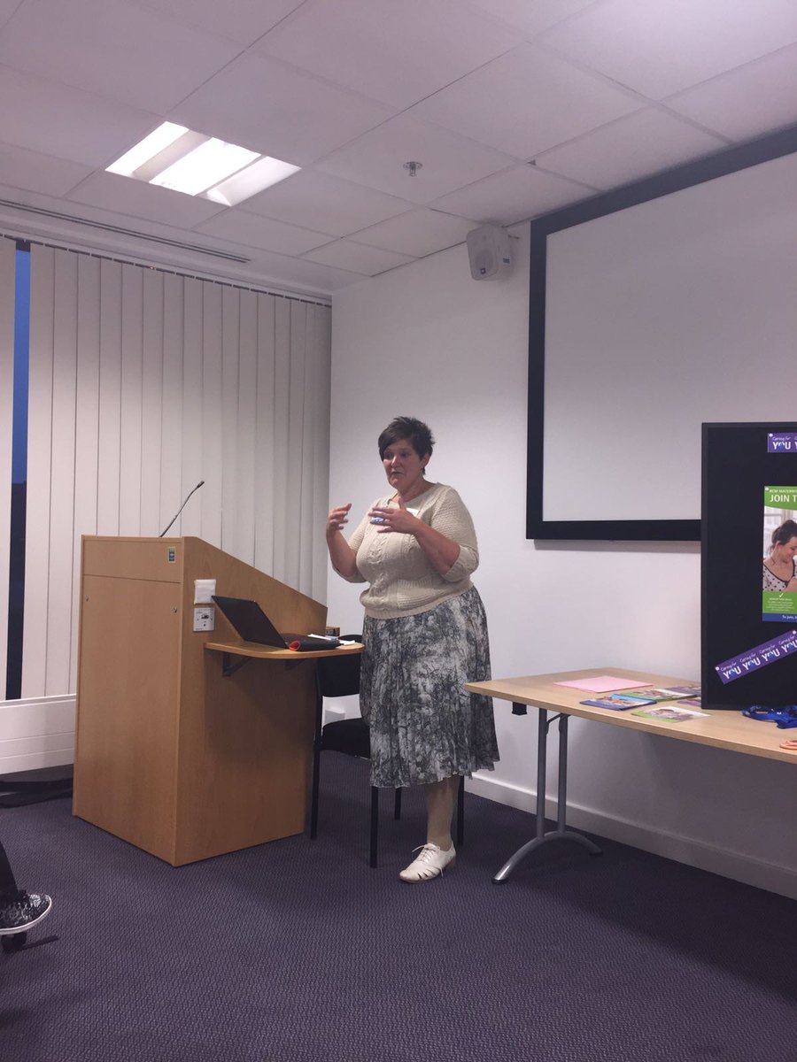 RCMLeeds's tweet photo. Great turnout at @RCMLeeds AGM! Our HoM sharing positivity and vision for #leedsmatstrat @LynneGalvin @MidwivesRCM https://t.co/AUoAIIRUXL