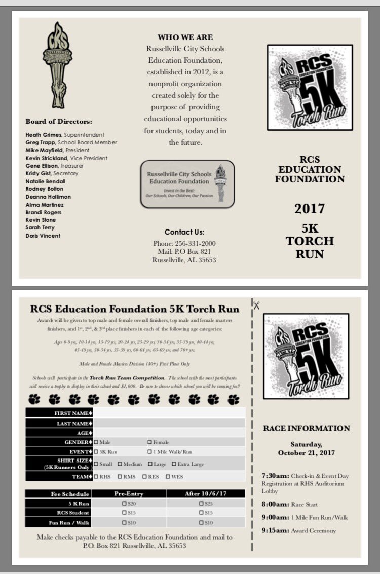 RCS Foundation on Twitter "The RCS Education Foundation Torch Run is