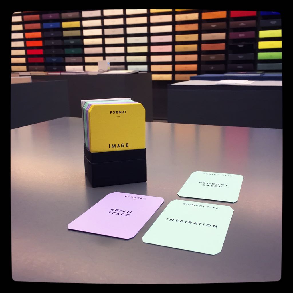 KernelCards's tweet photo. Inspirational product based ideas and events. @scharf_10 & @gfsmithpapers #contentstrategy #colorplan #kernelcards https://t.co/yv0W621GLH