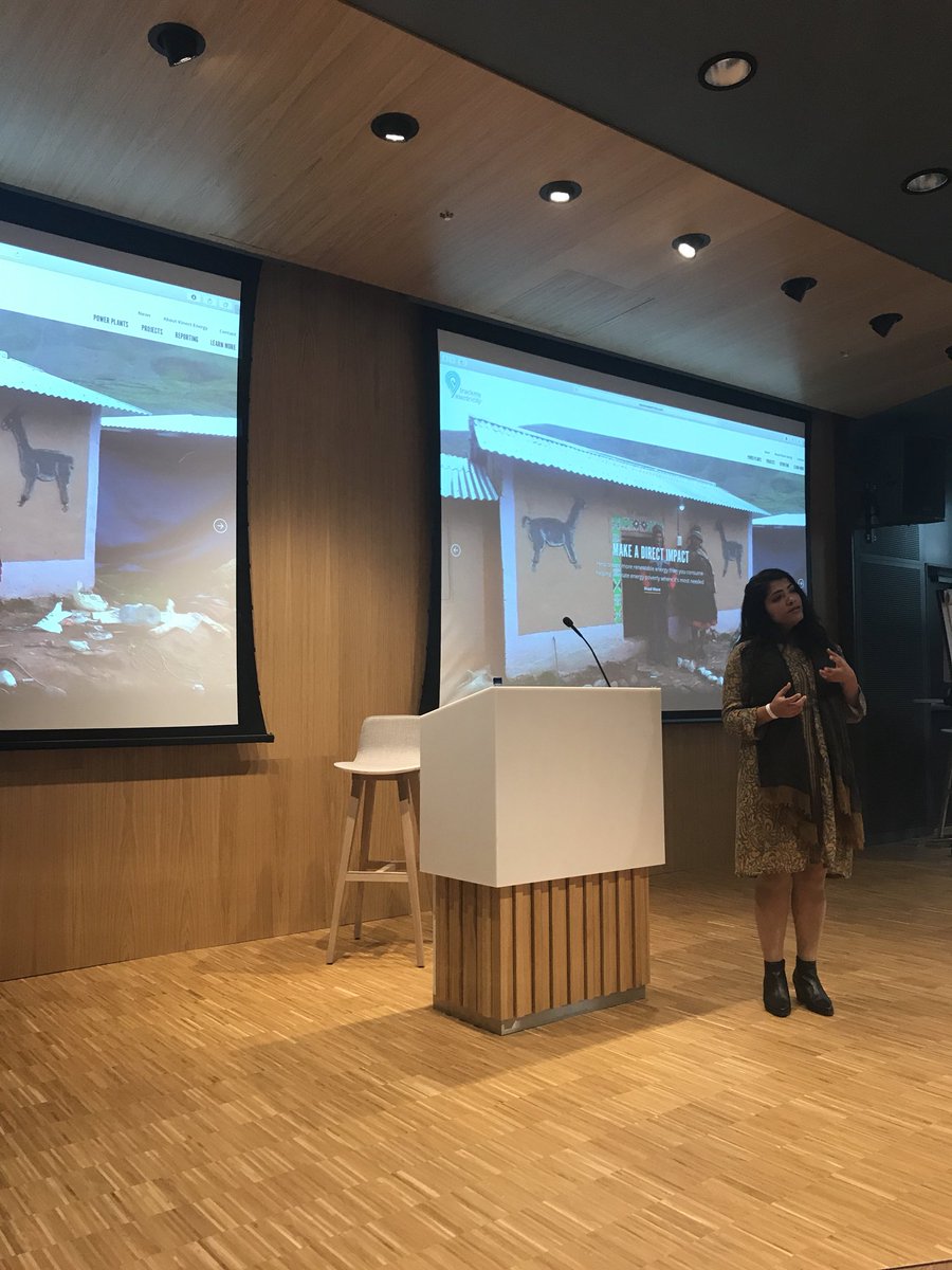 -Norge trenger å brande den fornybare energien sin. Janu Ramchandani i KinectEnergy #ged2017 #makinggreenhappen