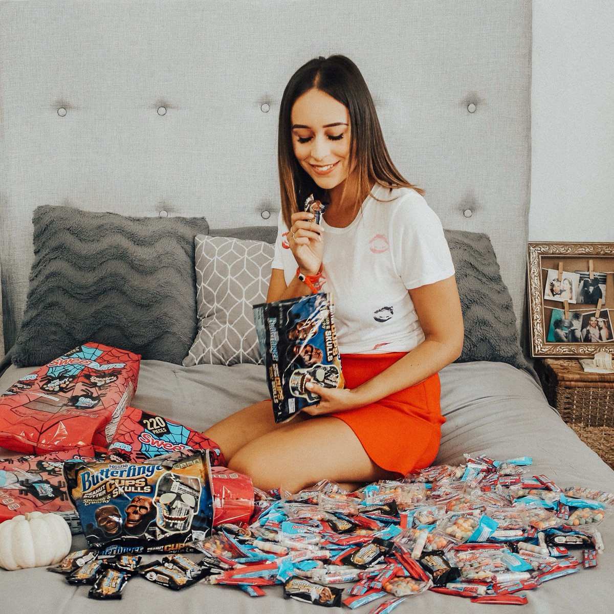 Halloween Ready with all this spooky Candy from <a href="/Butterfinger/">Butterfinger</a> and <a href="/SweeTARTSCandy/">SweeTARTS</a> wants to trick or trick?  #Butterfinger #SweeTARTS #ad