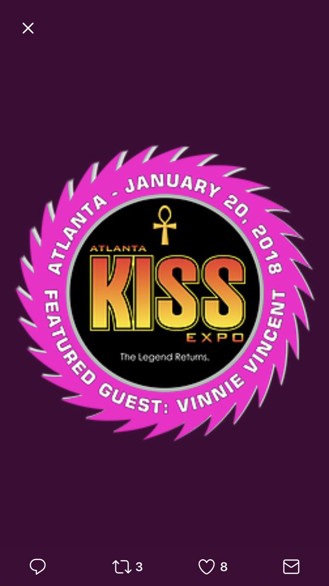 Have never done anything in Atlanta &amp; haven’t done a Kiss Expo in ages. Psyched to be a special guest at this one 1/20. See you soon ATL!