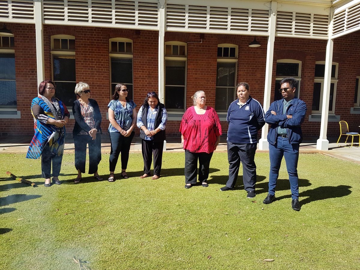 #geckos #leadinglights #stclares Smoking ceremony of welcome. Geckos  co-ordinators day.