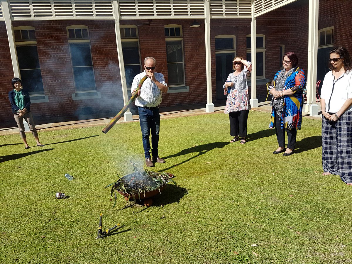#geckos #stclares #leadinglights smoking ceremony of welcome.