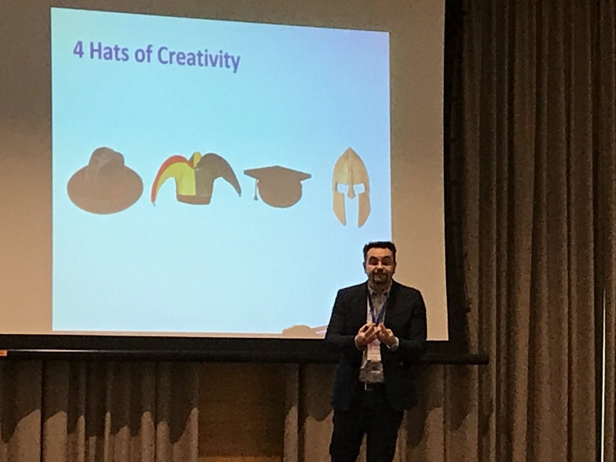 Metaphorage's tweet photo. The four #diversity hats
Explorer, Fun Jester, Judgement & Warrior
All required 2achieve #successful #innovation
@VincentRibiere #KMSG17 https://t.co/osAH1sMPQf