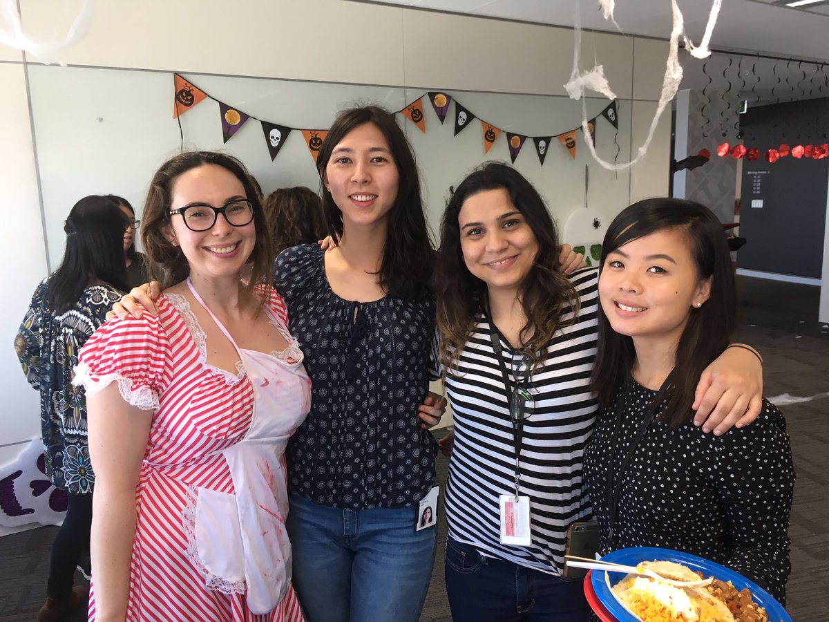 katkatclark's tweet photo. With my favourite colleagues at the #IBMHalloween party @IBMAustralia https://t.co/v8Dqda7L8h