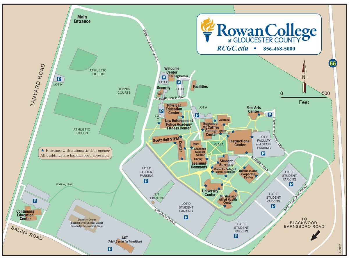 Gloucester County College Map | Cities And Towns Map