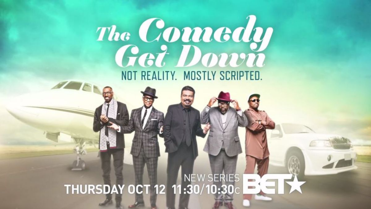 ComedyGetDown's tweet photo. 📺Set Your DVRs!📺 The Comedy Get Down premieres TONIGHT 11:30P/ 10:30C on @BET. @CedEntertainer @EddieGriffinCom @RealDLHughley @georgelopez https://t.co/gfLubkUnbn