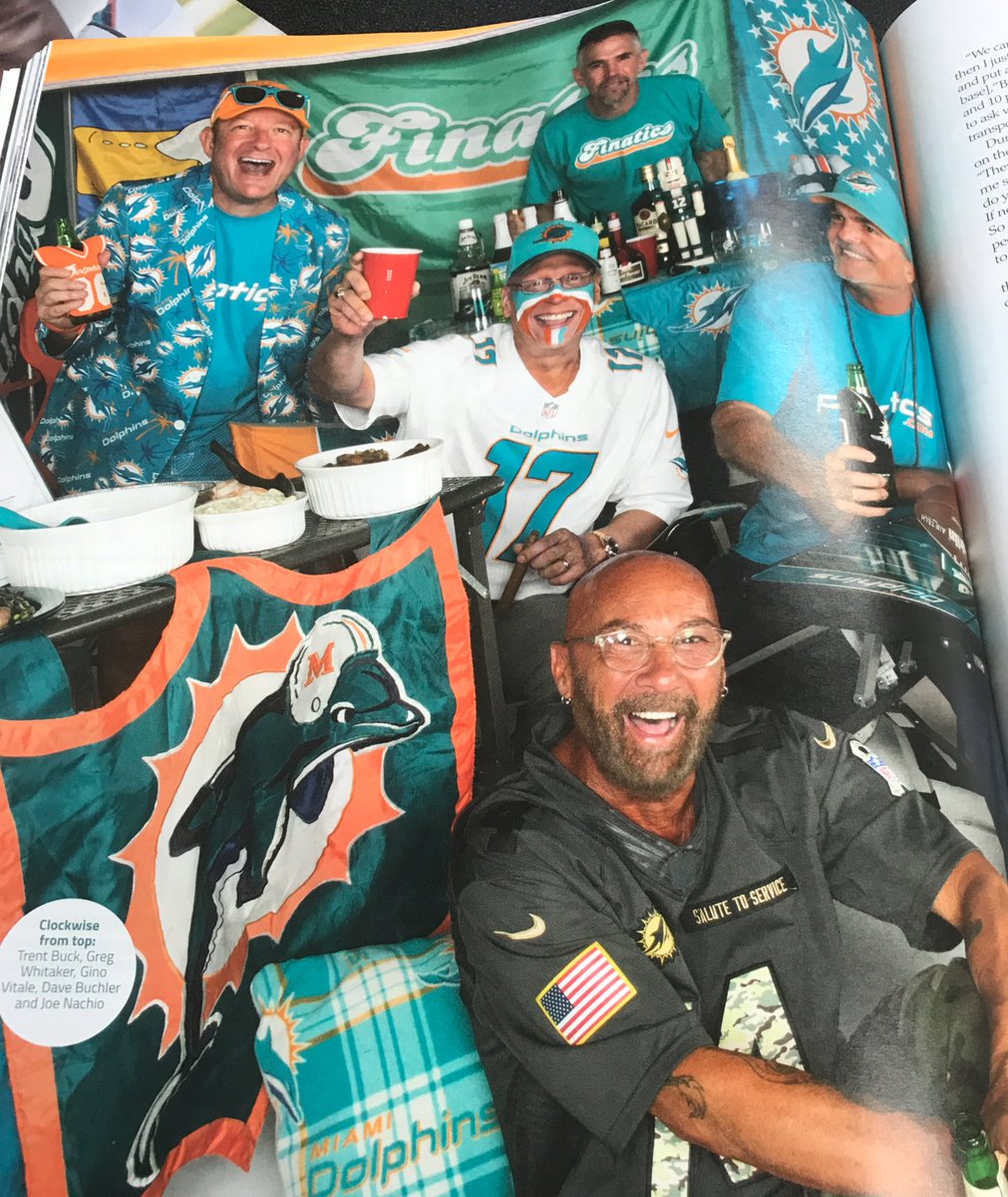 jasonljenkins's tweet photo. Awesome spread in @bocamag on @Finaticscom! #dolphins #greatfans #webweekend https://t.co/f7GRbjhMt1