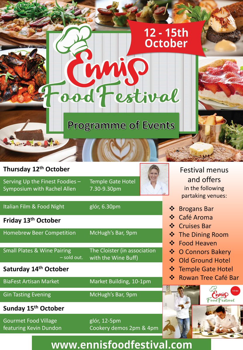 We have some very special coffees for our Public Coffee Cupping tomorrow Friday at 6.30pm for <a href="/EnnisFoodFest/">Ennis Food Festival</a>! facebook.com/events/8486552… #Ennis