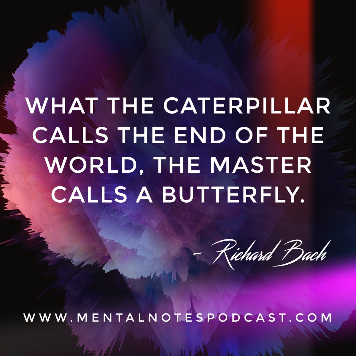 mentalnotespod's tweet image. Here's to becoming a butterfly! 🦋✨
Hear our journey of creating the #MentalNotesPodcast here: youtu.be/3HLnLrcIW-g #Podcast #KyleCease