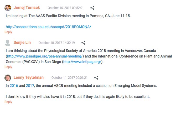 ProtGgroup's tweet photo. Protist researchers, what conferences are on your radar for 2018? https://t.co/rwBhORs9Co https://t.co/eOh6Bf4vJy