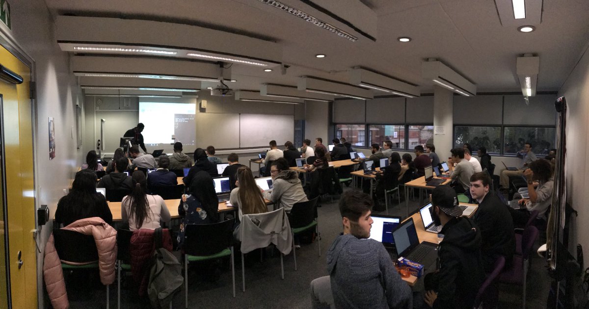 CityTechSoc's tweet image. A great turnout for Python 101 👌🏼 Looking forward to next weeks Git workshop #python #basicprogramming