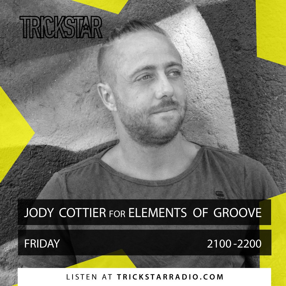 Tune in tomor 2000-2200GMT for our weekly show w/ guest <a href="/Dj_Jody_Cottier/">Jody Cottier</a> all the way from Greece who is up @ 2100 ONLY on <a href="/trickstarradio/">Trickstar Radio</a>