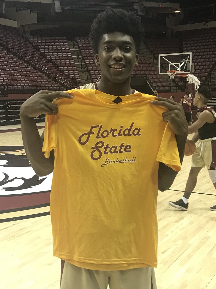 FSUHoops's tweet photo. Shirts are ready for the #Noles fans tomorrow night. Doors open at 6️⃣pm. #JamWithHam https://t.co/P9tdwHD5G4