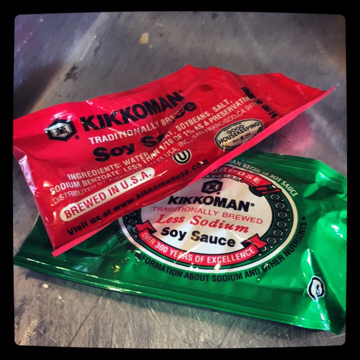 heyherrmann's tweet photo. I really can’t tell the difference @kikkomanusa 

#colorblind 
#lunch #well #spent https://t.co/hV9YXb6kKO