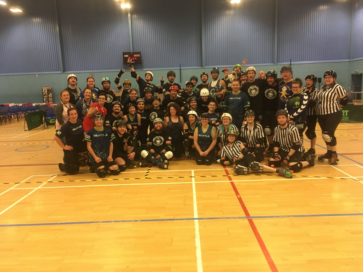 We had an absolute blast tonight playing <a href="/PSOutcastDerby/">Puget Sound Outcast</a> thanks for coming and good luck @CymruClash this weekend #swsrollerderby