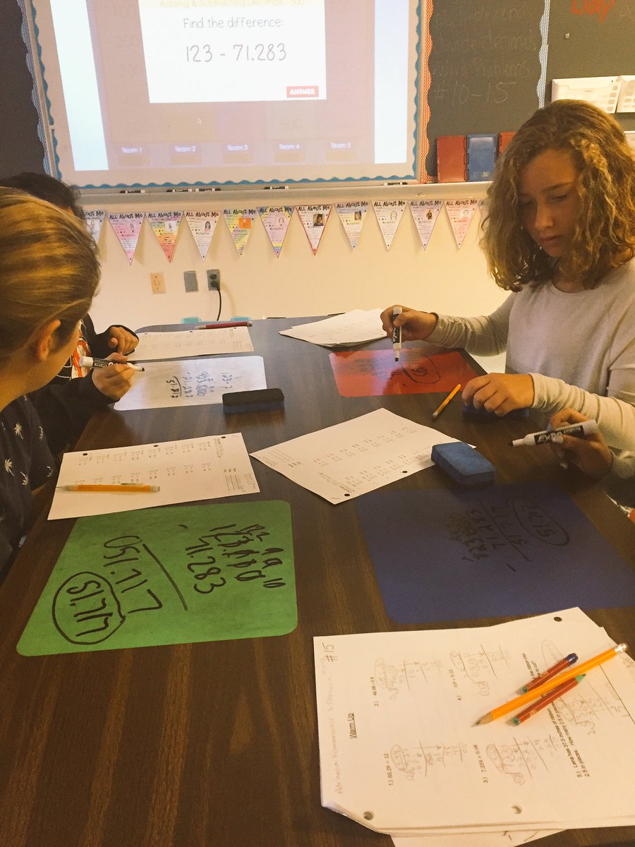 Team64Math's tweet photo. Studying for our test by playing Jeopardy!  Like our sticker whiteboards? #math #collaboration https://t.co/AmEdbgidoX