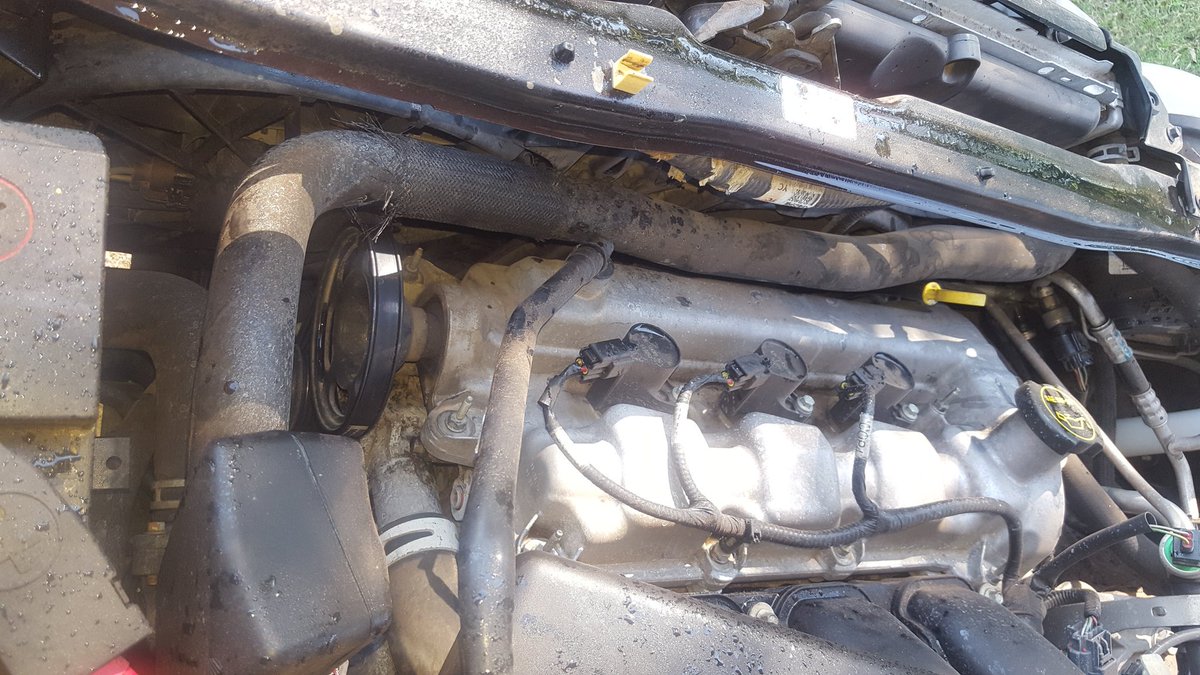 I'm medicating with Heath bars. A hole in my radiator hose and who-knows-what damage beyond that.