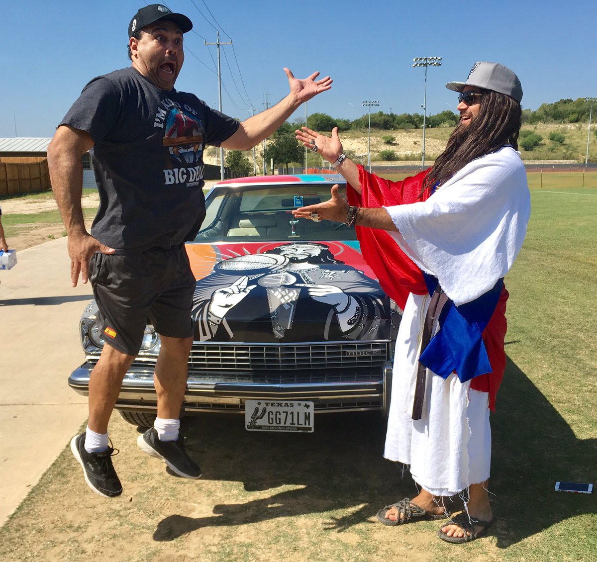 RomanGarcia1's tweet image. #spursjesus lifts me up.....  #saturdaynightsupershow