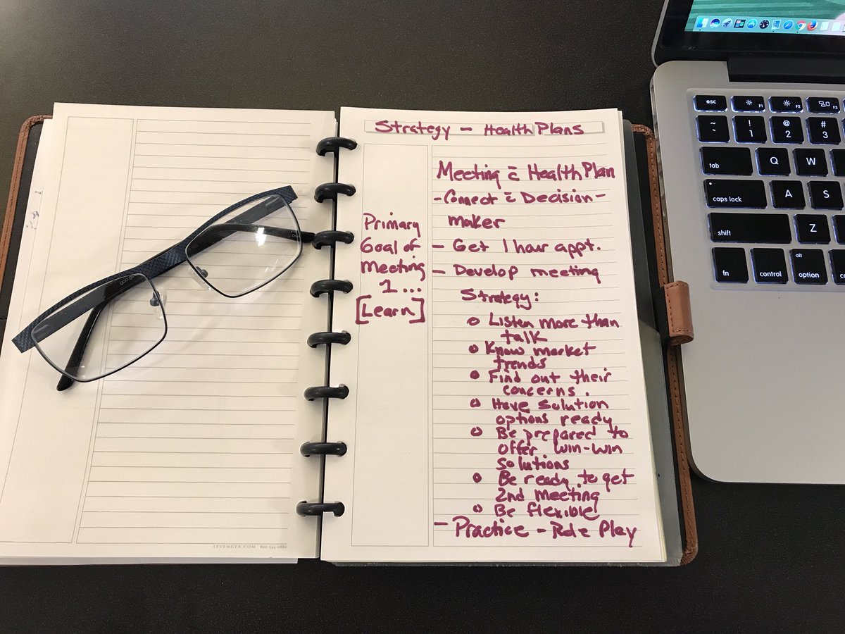 TherapyPartners's tweet photo. #PTMSO Thought of the Day...This week...#HealthPlanContracting. Step 5 - Set up meeting w health plan decision-maker. Plan to Listen, Learn https://t.co/me4wdk7BjO