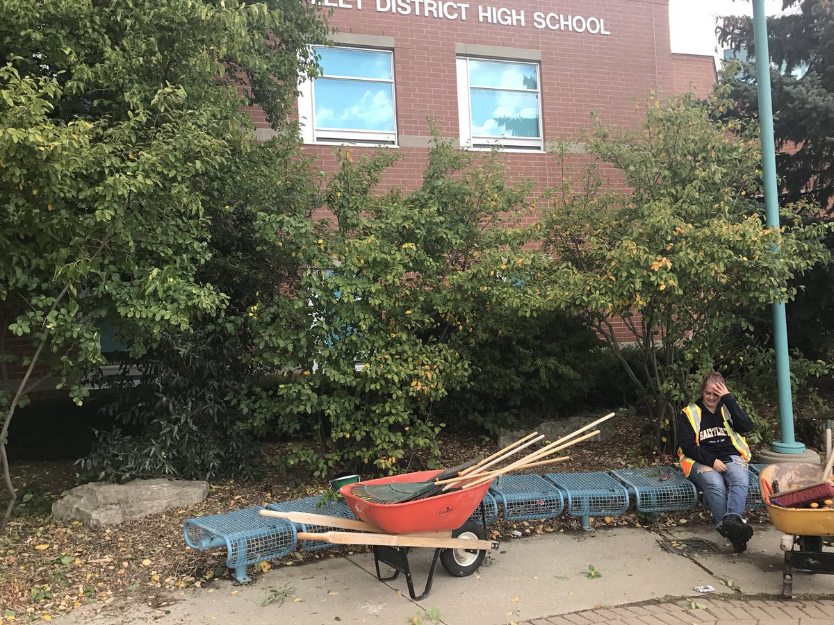 CNicHWDSB's tweet photo. Can you see the difference? Thanks to @Saltfleethort for this experiential learning opportunity. Do you want to be an arborist now? #FOS1 https://t.co/ELuY8wed06