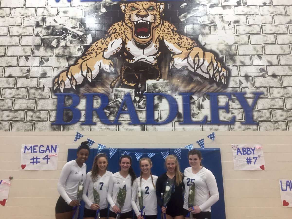 <a href="/BradleyHSVBall/">Bradley Volleyball</a> SENIORS!  THANKS and congrats!  Let's finish 💪🏽 strong!  #JAGS