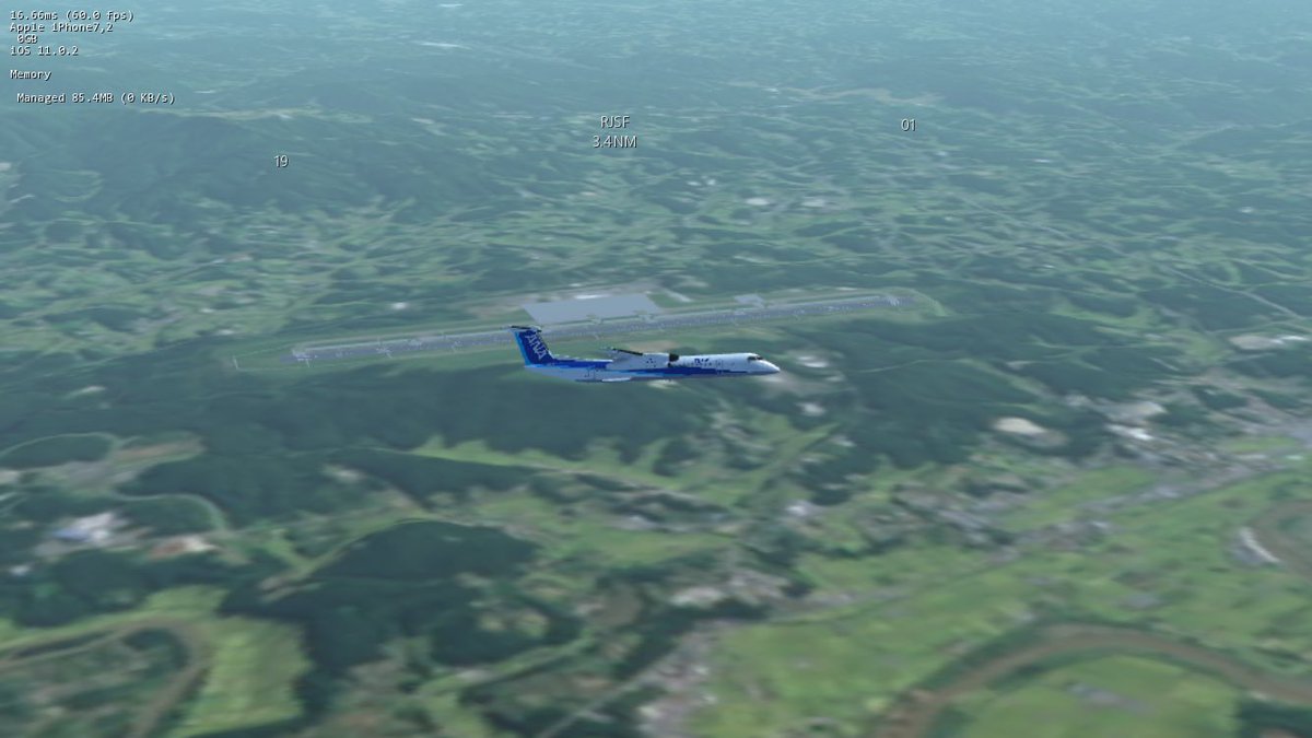 Airplanefield's tweet photo. 初のGFはFKSからNGOまで！！

 #InfiniteFlight 
 #GlobalFlight 
 #福島空港
 #セントレア https://t.co/0TUF3GMy8q