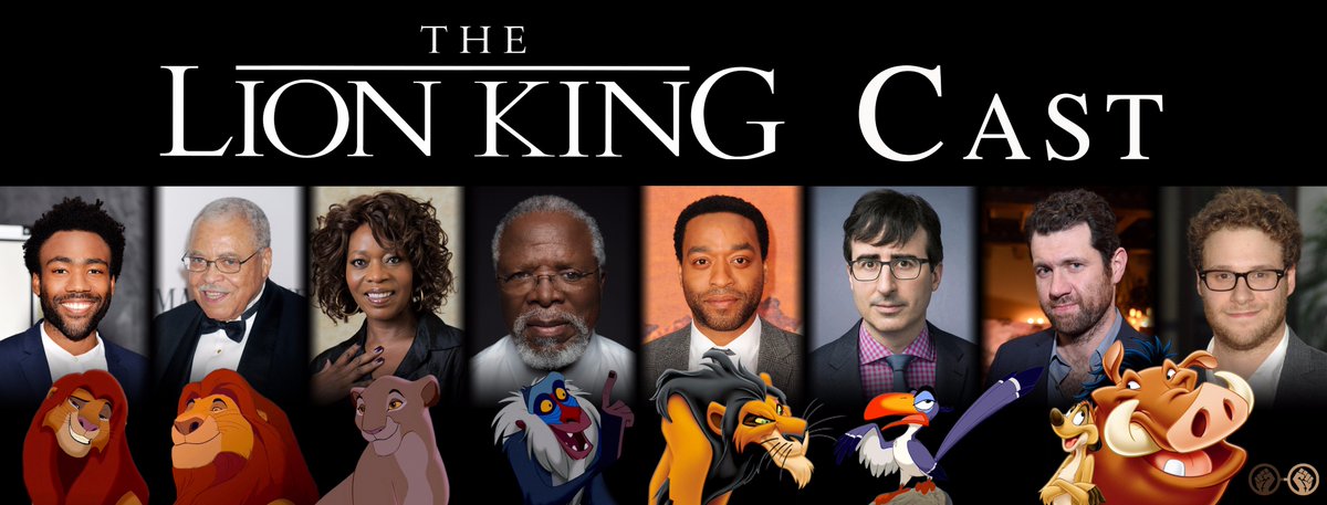 Slechthorend graven Watt Geeks of Color on Twitter: "The current cast of the live-action "Lion King"  remake! https://t.co/9OBR59cCXv" / Twitter
