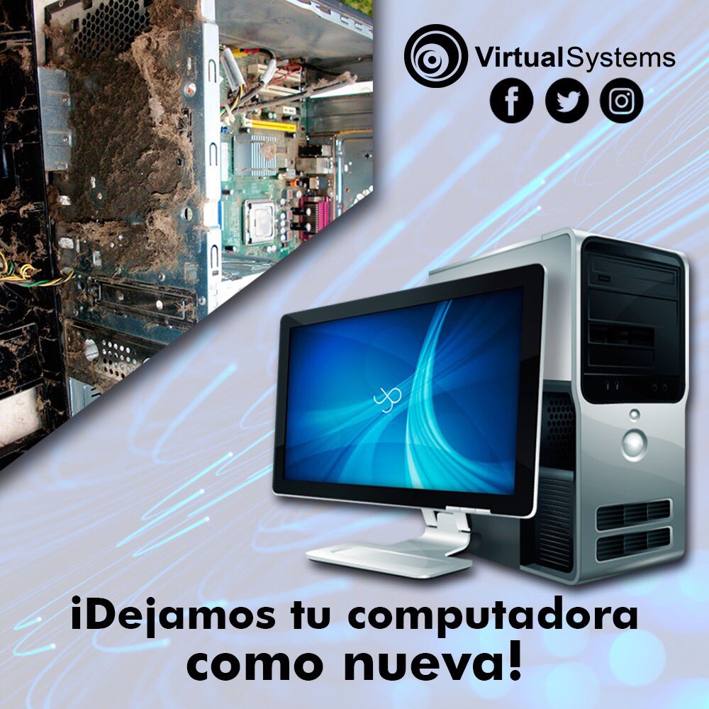 Deja tus equipos en manos de la expertos. Pide tu cotización.
👇🏽👇🏽👇🏽👇🏽 
📲 (0424) 400.81.65
📧 virtualsystemsrj@gmail.com
#Venezuela 🇻🇪