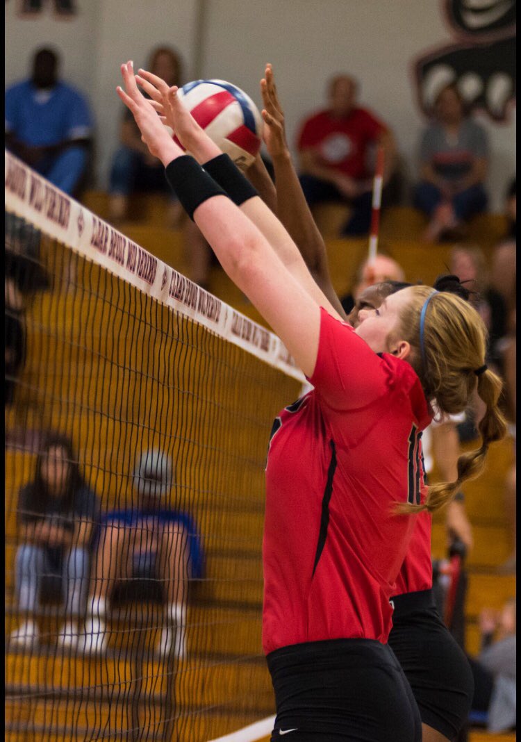 Jordantylar11's tweet photo. Tomorrow’s gameeeee day!!! Come watch us before you head to the football game @lake @4:15 #cbvb https://t.co/YtCdoe9O44