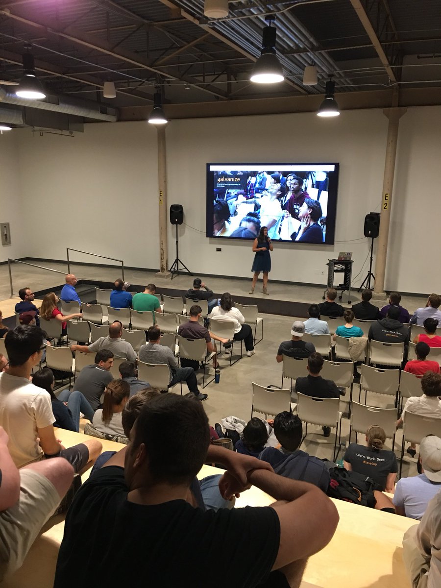 ShelBell00's tweet photo. Another capstone graduation for @galvanize Web Dev class! Excited to see the talent! https://t.co/pDa3sJZapQ