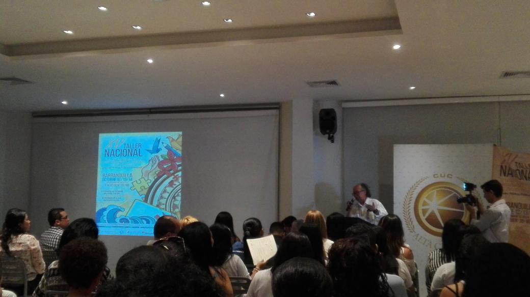 Beyddy's tweet photo. Cohesión de procesos educativos de la Red de lenguaje, Maestro Fabio Jurado. CUC Barranquilla. https://t.co/xKcPRIXspV