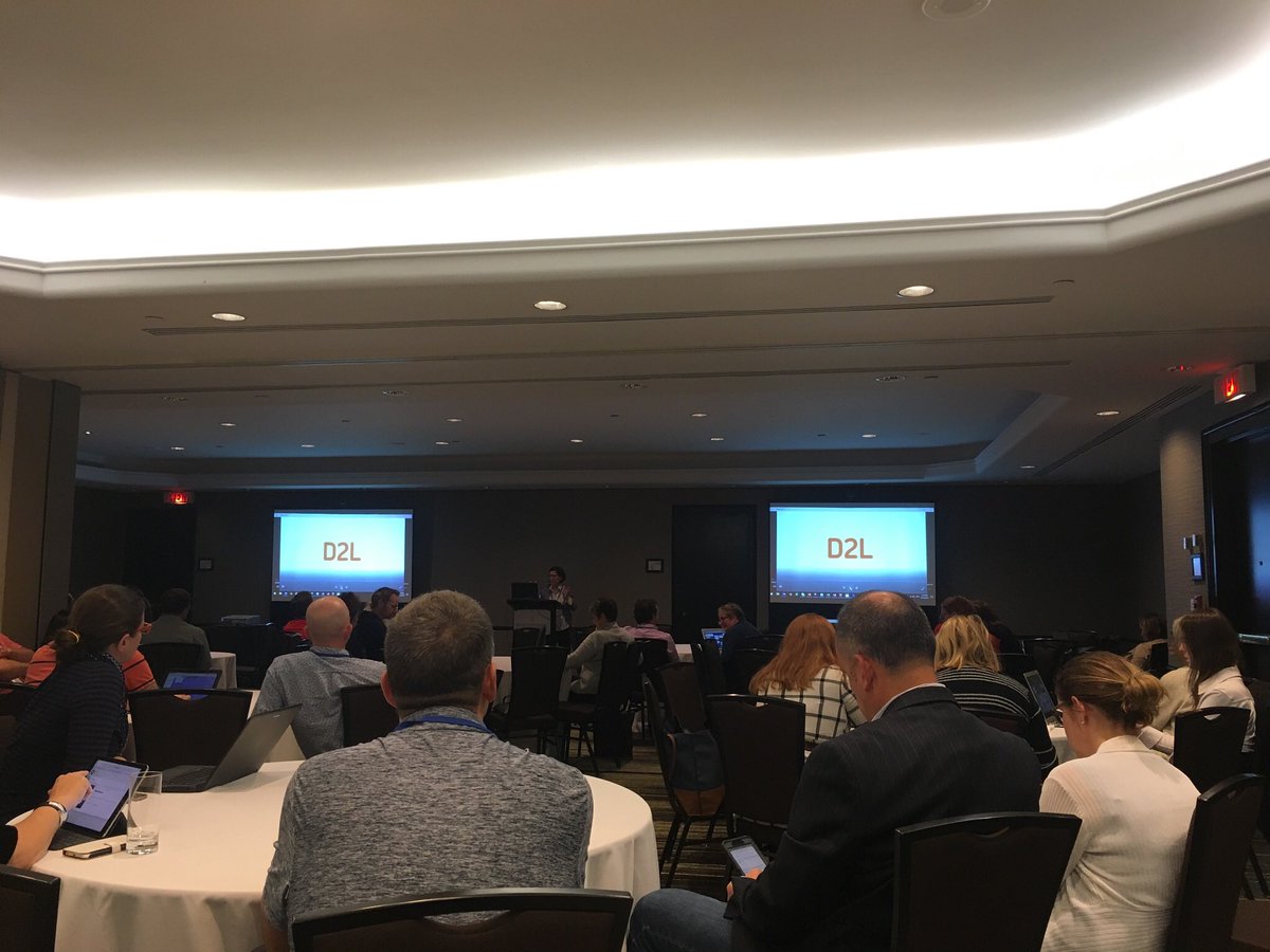 Loving the Evening with D2L preconference session at #boltt17