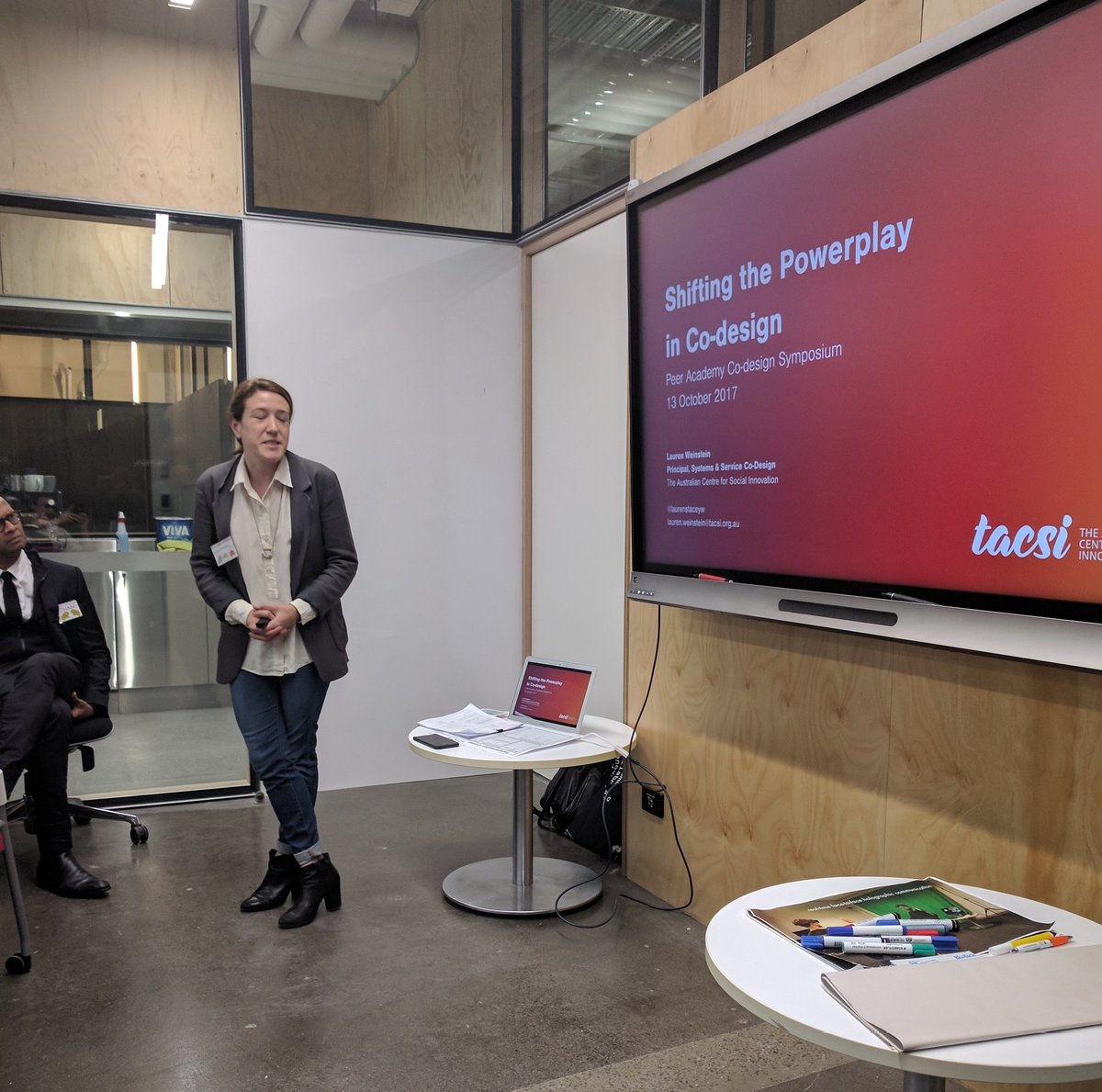 sam__rye's tweet photo. Exciting to get a chance to talk about Power in #Codesign again, this time at @Peer_Academy #CodesignSymposium with @laurenstaceyw https://t.co/THLdQLpfw9